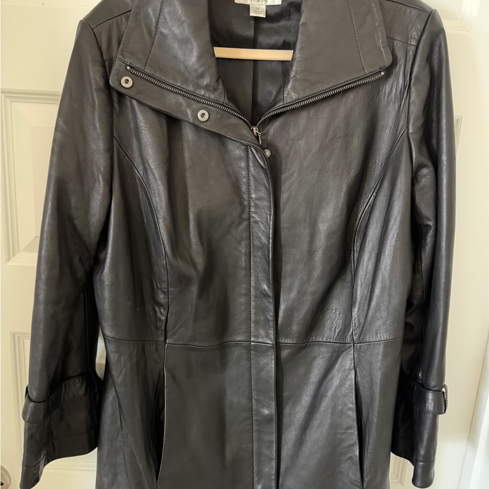 Preston & York Dark Leather Jacket